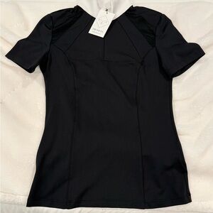 Equisite Elements of Style Bella Horse Show Shirt Jet Black S Women's